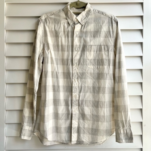 J. Crew Stretch Secret Wash Cotton Poplin Shirt - Picture 2 of 8